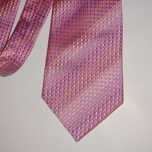 Kenneth Cole New York pinkprint tie